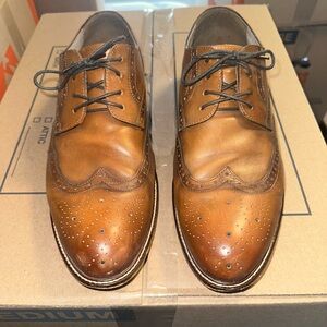Classic Brown Leather Men's Dress Shoes